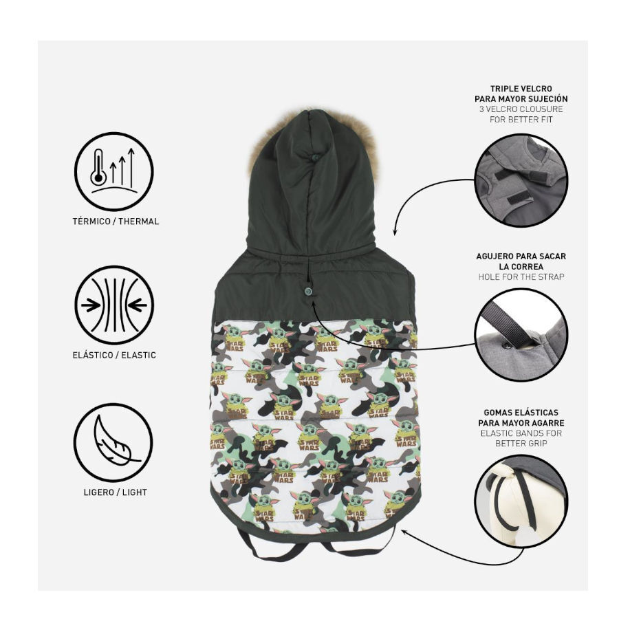 Disney Star Wars The Mandalorian Casaco Acolchoado para c&atilde;es, , large Imagem n&uacute;mero 3