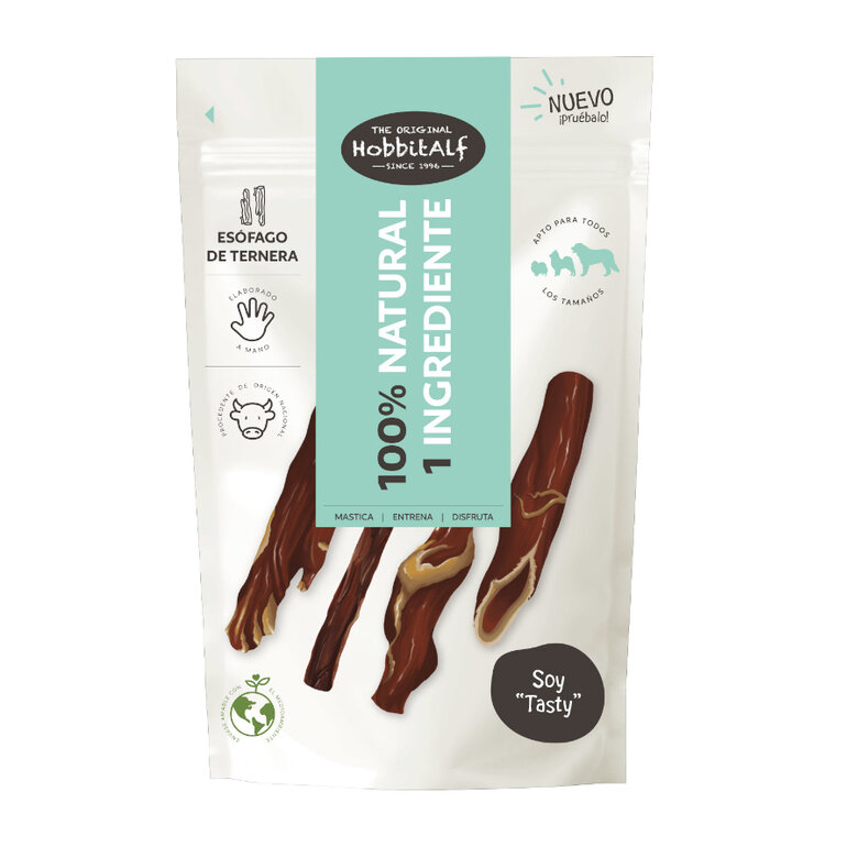 100 g Hobbitalf Esófago de Vitela para cães,  Imagem número 1 100 g Hobbitalf Esófago de Vitela para cães, , large Imagem número 1