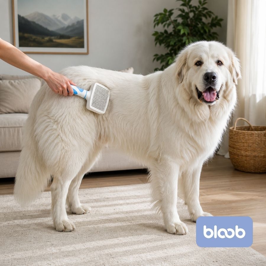 Bloob Escova cardadeira autolimpante para c&atilde;es, , large Imagem n&uacute;mero 2