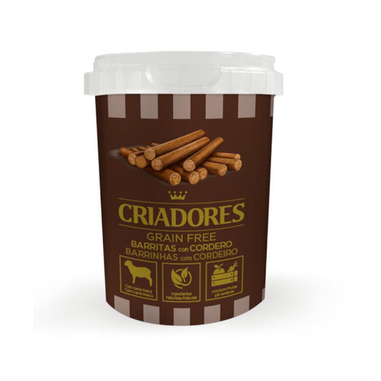 300 g Criadores Barras Grain Free Cordeiro para cães ,  Imagem número 1 300 g Criadores Barras Grain Free Cordeiro para cães , , large Imagem número 1