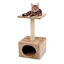 Flamingo Smaragd arranhador para gatos bege com gateira, , large Indicador imagem número 1
