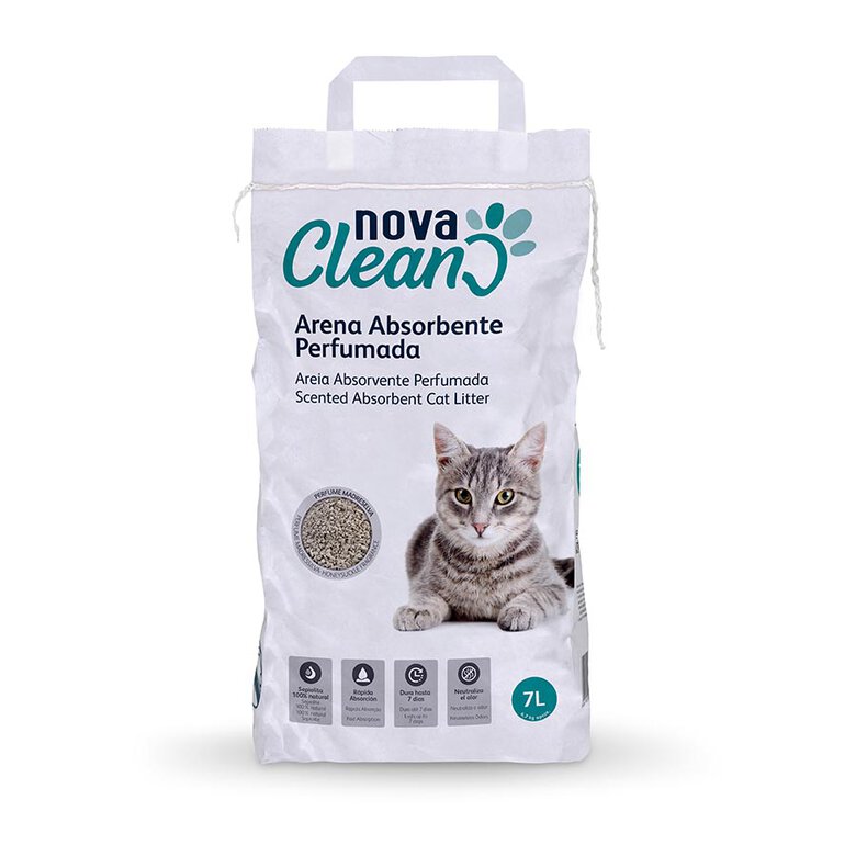 Nova Clean Arena perfumada absorbente para gatos Imagem número 2 Nova Clean Arena perfumada absorbente para gatos Imagem número 2
