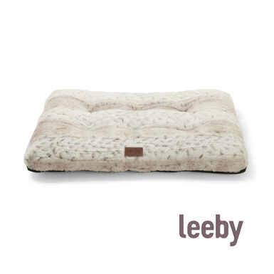 Leeby Colchão antiderrapante suave para cães