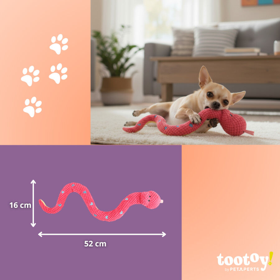 Tootoy! Comfort Peluche osso cobra para c&atilde;es, , large Imagem n&uacute;mero 6