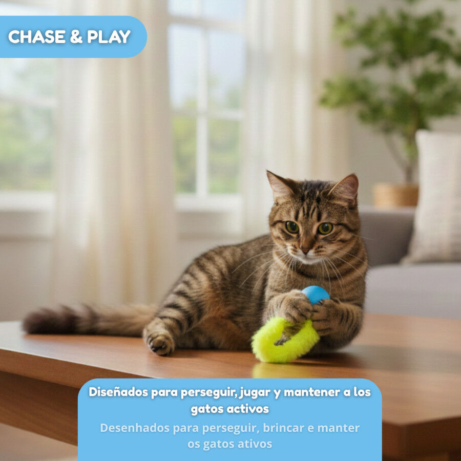 Tootoy! Chase & Play Bola saltitante interativa para gatos, , large Imagem n&uacute;mero 5