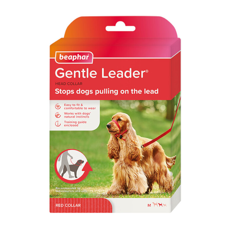 Beaphar Gentle Leader Açaime vermelho para cães,  Imagem número 1 Beaphar Gentle Leader Açaime vermelho para cães, , large Imagem número 1