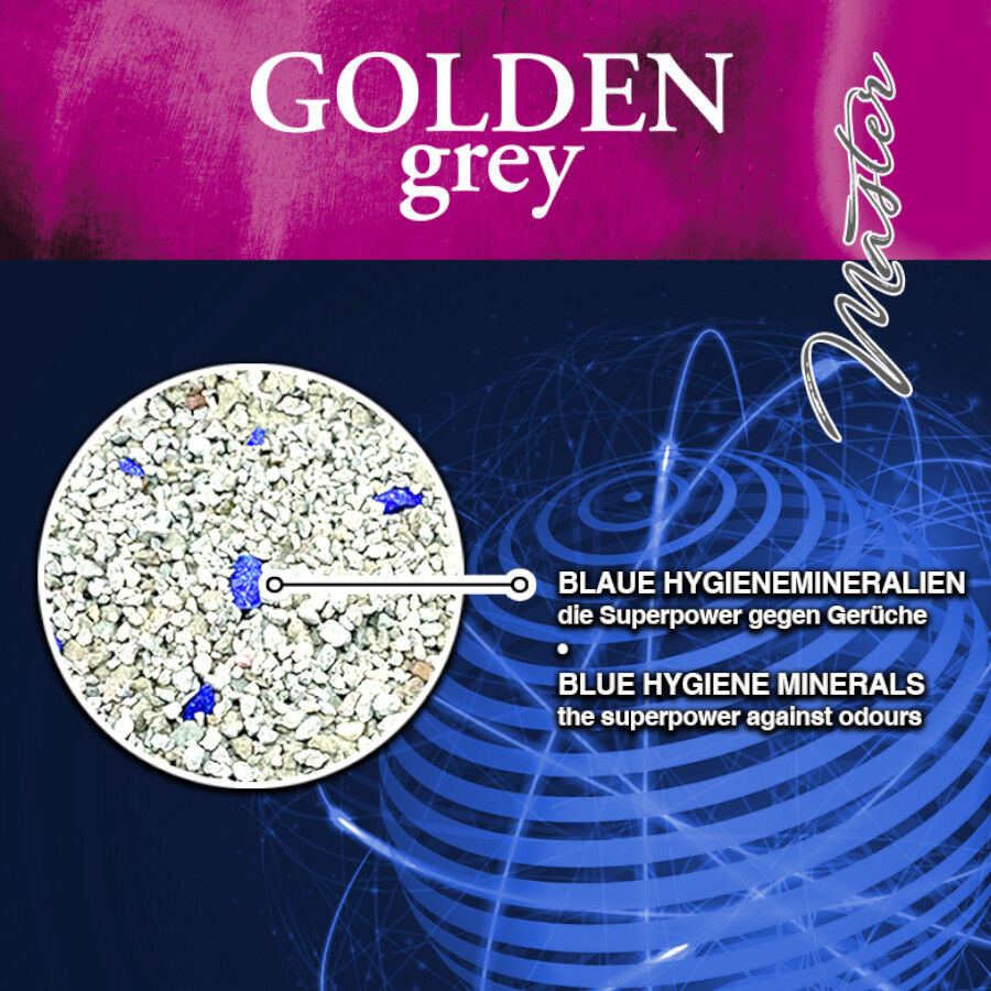 7 kg Golden Grey Master Areia Aglomerante para gatos, , large Imagem n&uacute;mero 4