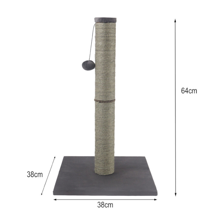 Leeby Gaston arranhador de sisal com brinquedo para gatos, , large Imagem n&uacute;mero 4