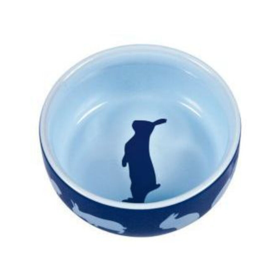 250 ml Trixie Motivos Coelhos Comedor de Cer&aacute;mica para roedores, , large Imagem n&uacute;mero 1