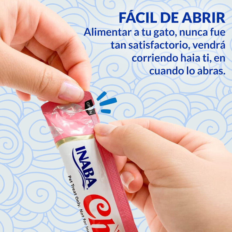 40 saquetas x 14 g Churu Variedades de Atum e Marisco Snack L&iacute;quido para gatos, , large Imagem n&uacute;mero 4