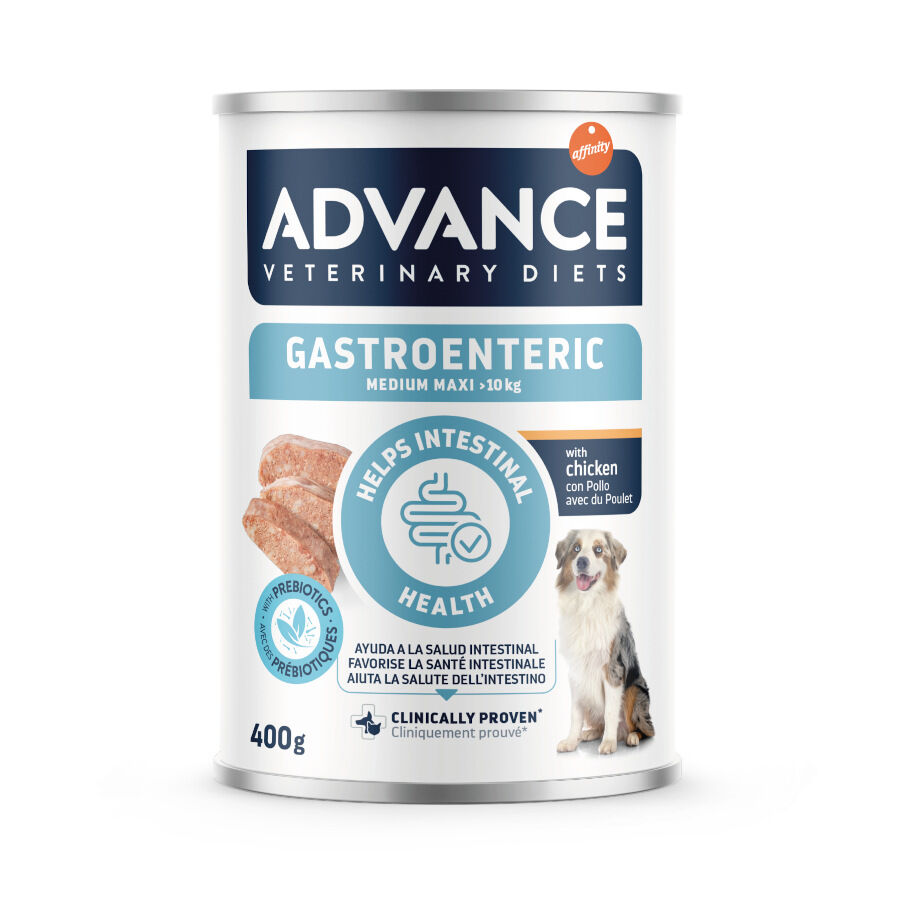 400 g Advance Veterinary Diets Gastroenteric Medium Maxi Ra&ccedil;&atilde;o h&uacute;mida para c&atilde;es, , large Imagem n&uacute;mero 1