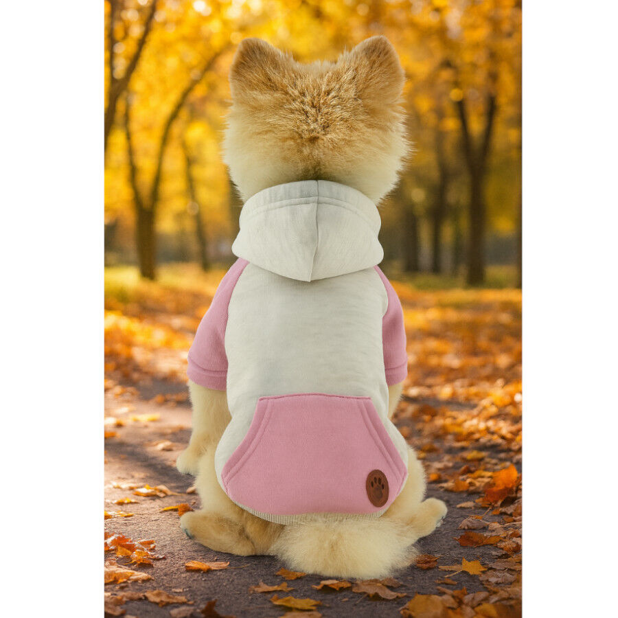 Outech Camisola com capuz rosa para c&atilde;es, , large Imagem n&uacute;mero 3