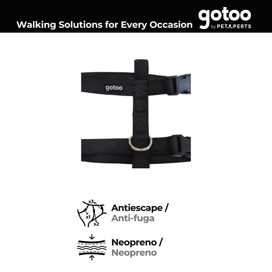 Gotoo Arn&ecirc;s antievas&atilde;o preto para c&atilde;es, , large Imagem n&uacute;mero 3