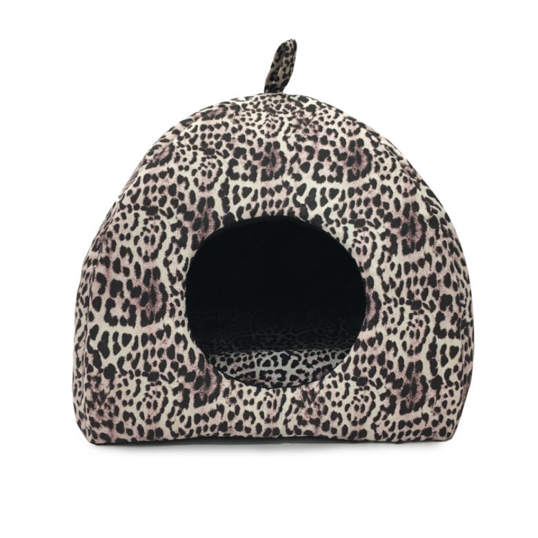 Catshion Igloo com estampagem de chita para gatos,  Imagem número 1 Catshion Igloo com estampagem de chita para gatos, , large Imagem número 1