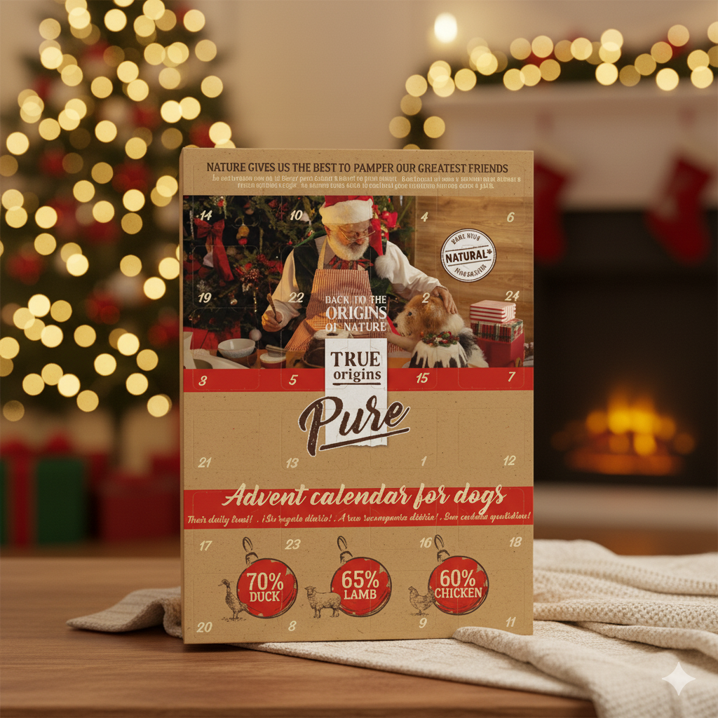 70 g True Origins Pure Calend&aacute;rio do Advento para c&atilde;es, , large Imagem n&uacute;mero 2