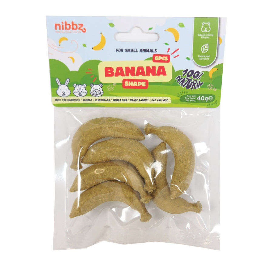 Nibbz Banana Snack para roedores, , large Imagem n&uacute;mero 1