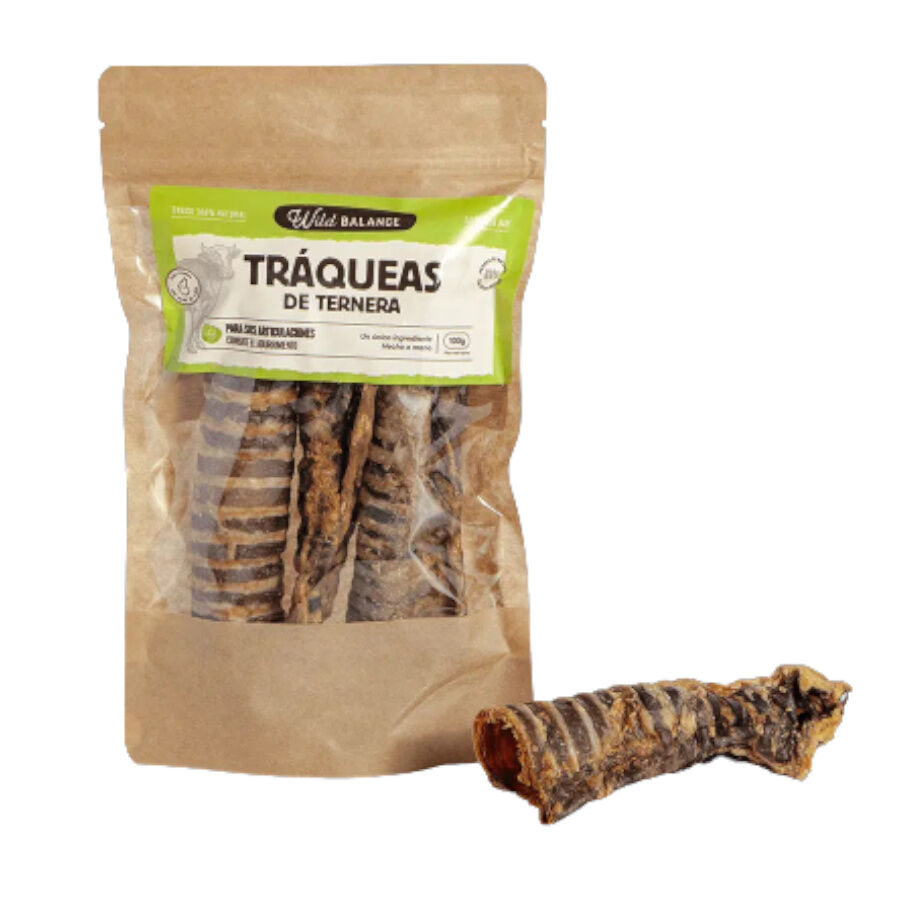 100 g Wild Balance Tr&aacute;queias de Terneira para c&atilde;es, , large Imagem n&uacute;mero 1