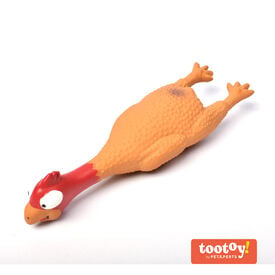 Tootoy! Chew Farm Chicken mordedor com som para c&atilde;es