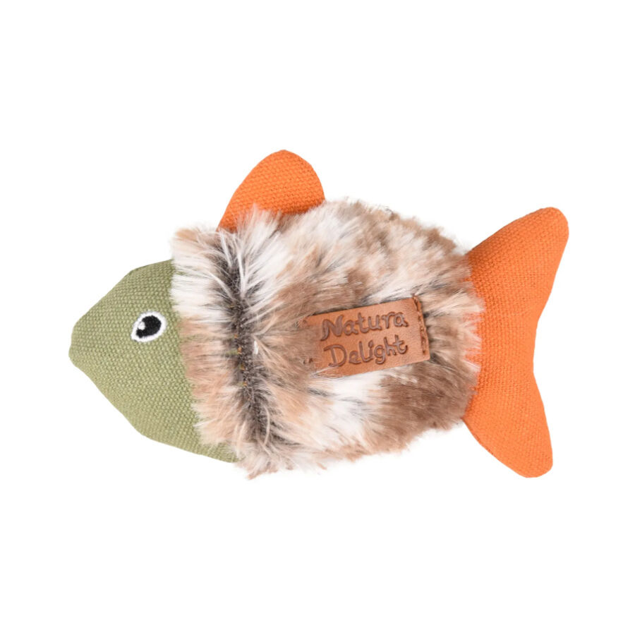 Flamingo Natura Delight Peixe de peluche para gatos, , large Imagem n&uacute;mero 1