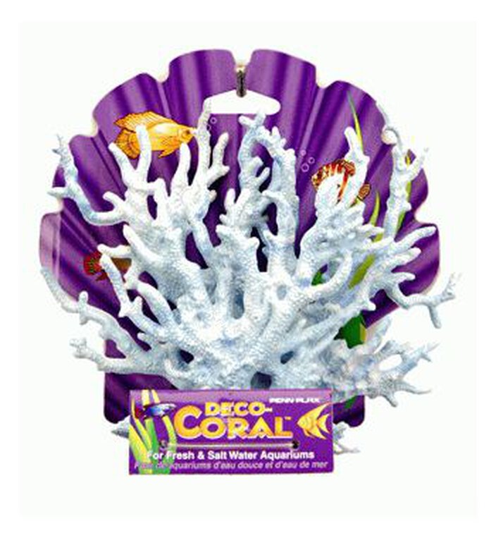 Penn Plax decoración acuarios coral azul y blanco Imagem número 1 Penn Plax decoración acuarios coral azul y blanco Imagem número 1