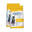 2 x 3 kg Nath Adult Medium / Maxi Sensitive Peixe Branco e Salmão ração para cães Pack poupança!, , large Indicador imagem número 1