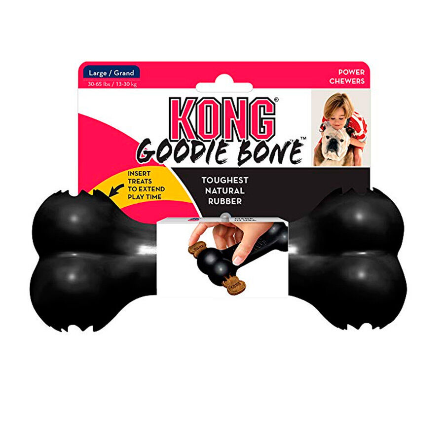 Kong Goodie Bone Osso preto para c&atilde;es, , large Imagem n&uacute;mero 1