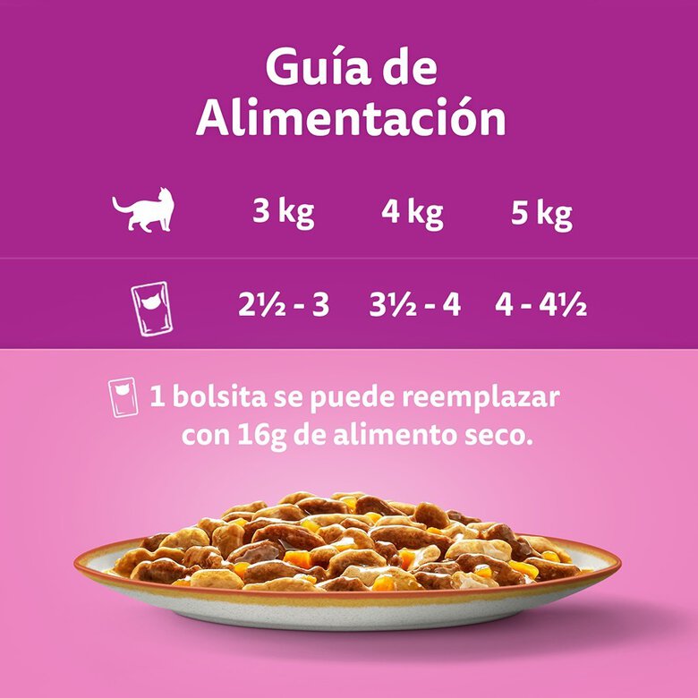 4 saquetas x 85 g Whiskas Tasty Mix Coleção Country Molho em Saqueta para Gatos adultos,  Imagem número 4 4 saquetas x 85 g Whiskas Tasty Mix Coleção Country Molho em Saqueta para Gatos adultos, , large Imagem número 4