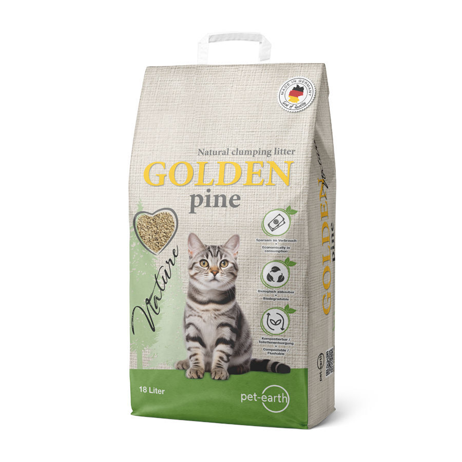 Golden Grey Pine Clumping Cat Litter, , large Imagem n&uacute;mero 1