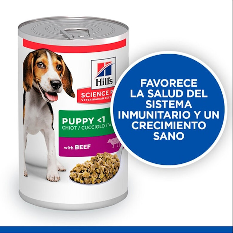 370 g Hill's Science Plan Puppy Beef Pâté enlatado para cães,  Imagem número 4 370 g Hill's Science Plan Puppy Beef Pâté enlatado para cães, , large Imagem número 4