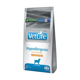 Farmina Vet Life Ração hipoalergênica para cães com peixe e batata doce