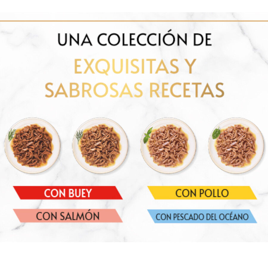 96 latas x 85 g Gourmet Gold Delicias Suculentas Multipack de Pat&eacute; Mistos para gatos, , large Imagem n&uacute;mero 4