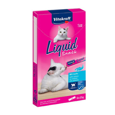 Vitakraft Liquid Snack de Salmão para gatos