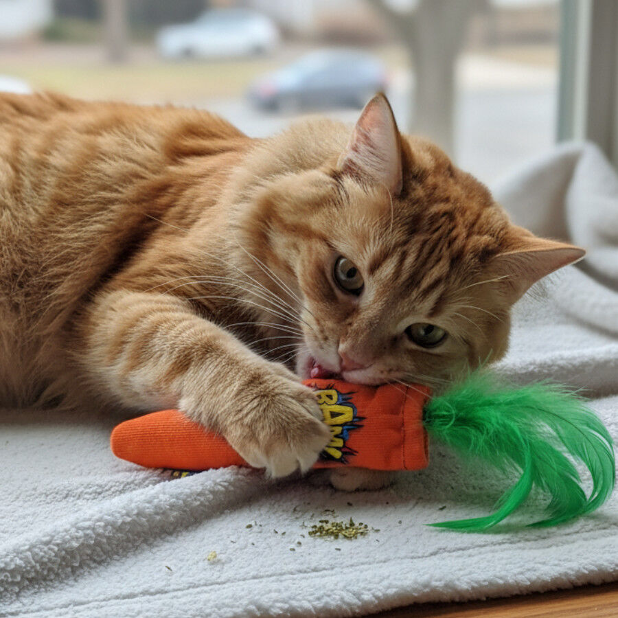 BAM! Peluche Cenoura com catnip para gatos, , large Imagem n&uacute;mero 1