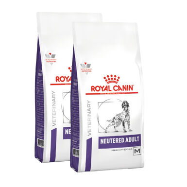 Royal Canin Adult Medium Veterinary Neutered ração para cães - 2x9 kg Pack Poupança