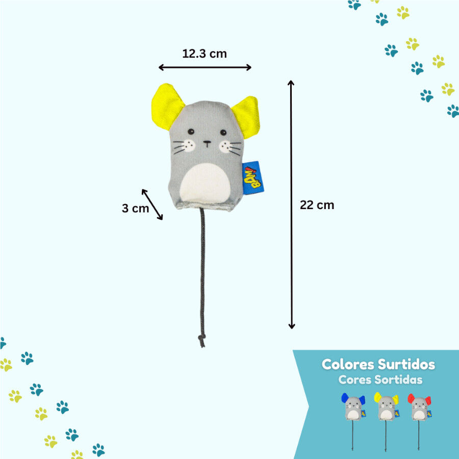 BAM! Peluche Rato Martin com catnip para gatos, , large Imagem n&uacute;mero 3