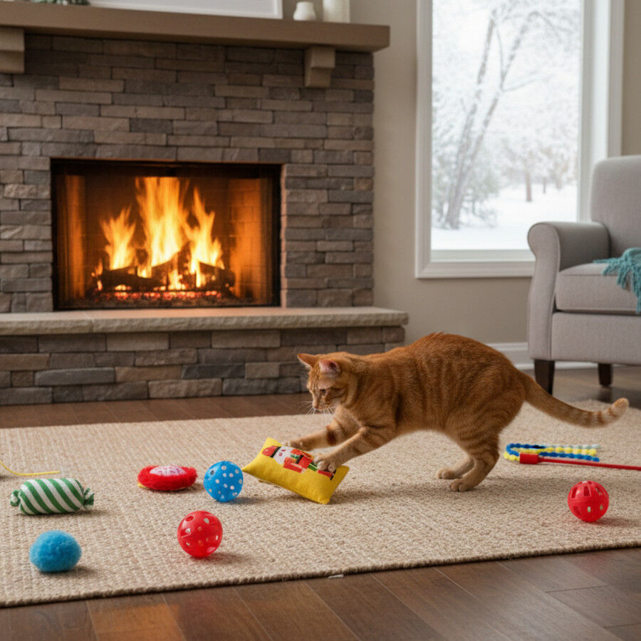 Wonder Christmas Caixa Surpresa com Brinquedos de Natal para Gatos, , large Imagem n&uacute;mero 3