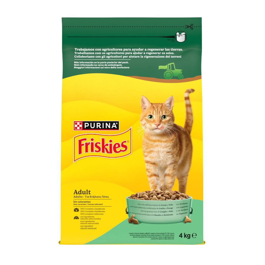 4 kg Friskies Coelho e Frango ra&ccedil;&atilde;o para gatos, , large Imagem n&uacute;mero 1