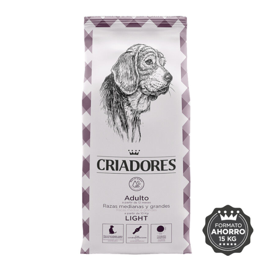 15 kg Criadores Adulto Light Frango ra&ccedil;&atilde;o para c&atilde;es de porte m&eacute;dio e grande, , large Imagem n&uacute;mero 2