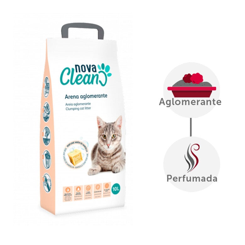 Nova Clean Lecho Aglomerante para gatos  Imagem número 1 Nova Clean Lecho Aglomerante para gatos  Imagem número 1