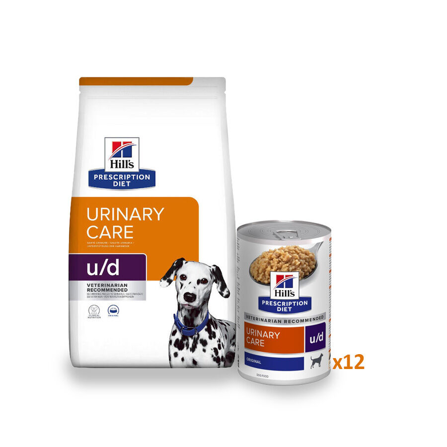 10 kg + 12 latas x 370 g Hill's Prescription Diet Urinary Care Pack Ra&ccedil;&atilde;o e Latas para C&atilde;es Pack poupan&ccedil;a!, , large Imagem n&uacute;mero 1