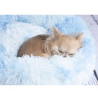 Flamingo Demi Redonda Azul cama para cães e gatos, , large image number null