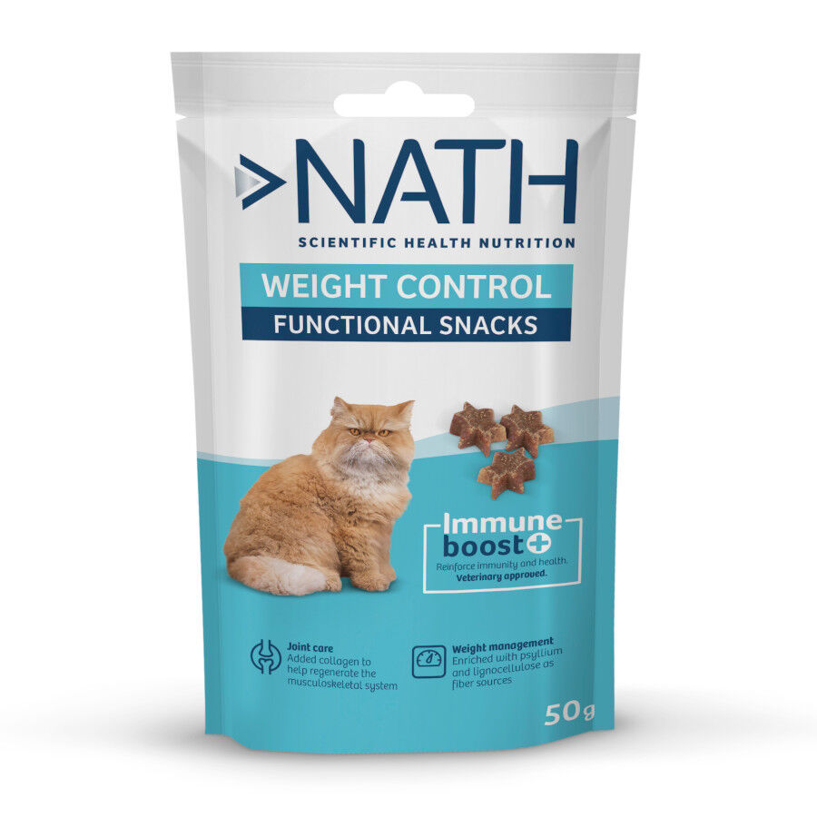 50 g Nath Snacks Weight Control para gatos, , large Imagem n&uacute;mero 1