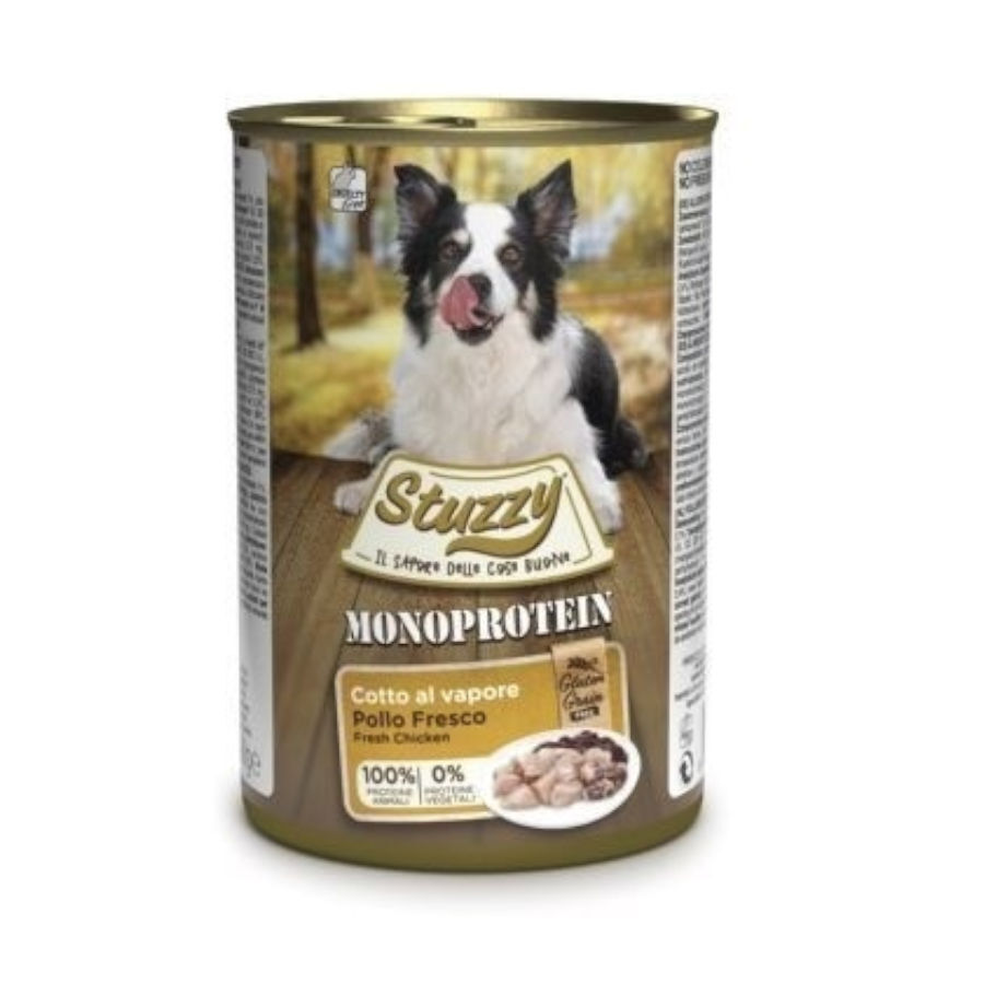 Stuzzy Monoprotein Pollo comida h&uacute;meda para perro Imagem n&uacute;mero 1