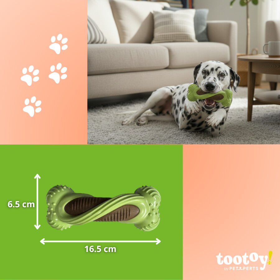 Tootoy! Chew Mordedor osso dent&aacute;rio para c&atilde;es, , large Imagem n&uacute;mero 4
