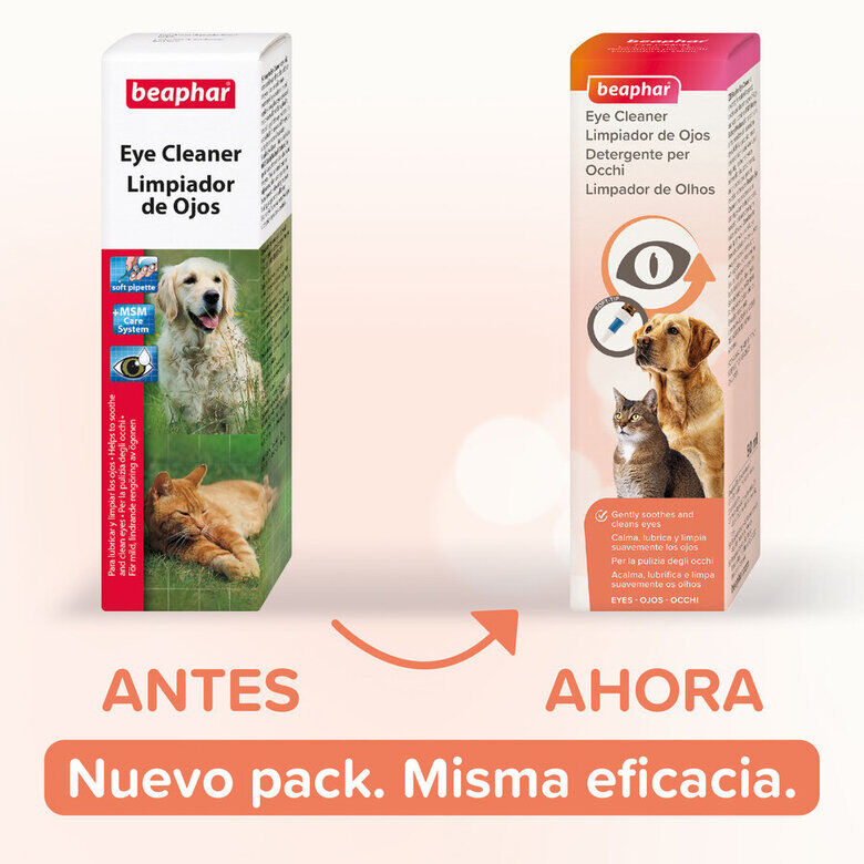 Beaphar Limpiador de Ojos para perros y gatos Imagem n&uacute;mero 2
