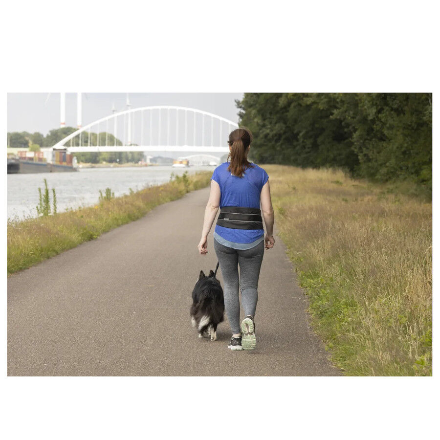 Flamingo Trela para c&atilde;es cor Preta, , large Imagem n&uacute;mero 4