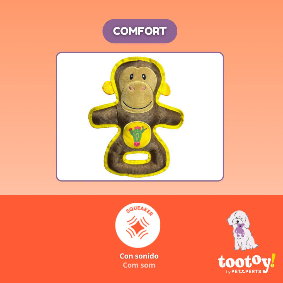 Tootoy! Comfort Peluche de macaco para c&atilde;es, , large Imagem n&uacute;mero 5