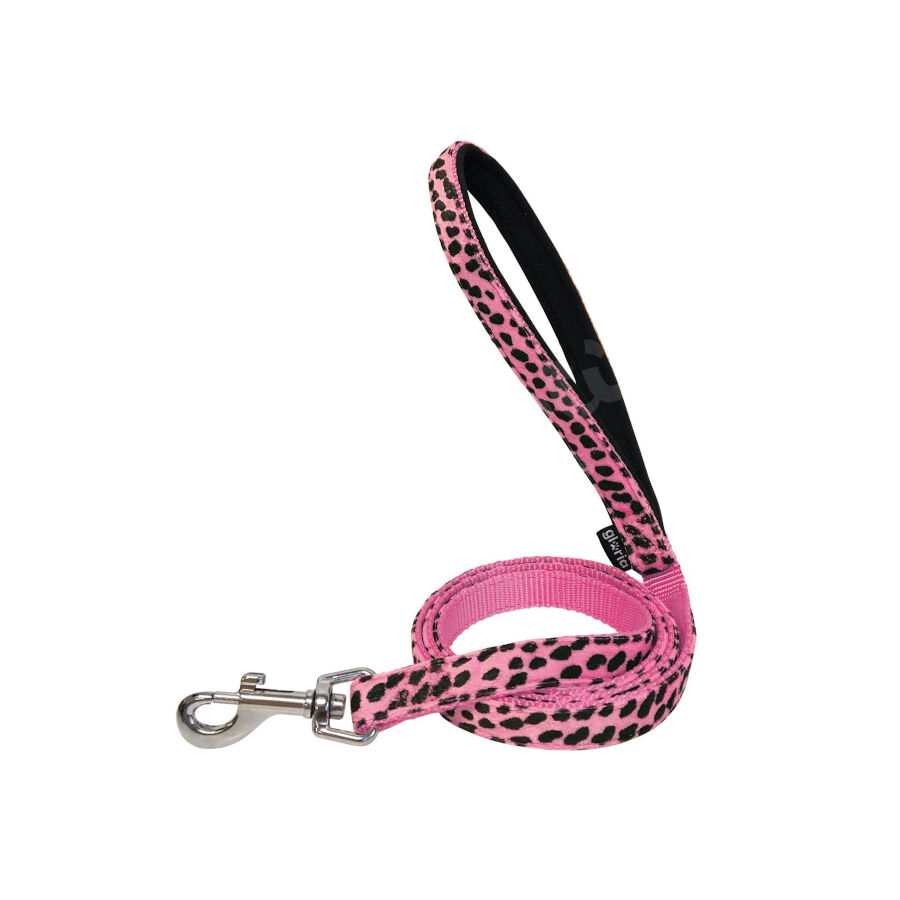 Gloria Leopardo Rosa Trela para c&atilde;es, , large Imagem n&uacute;mero 1