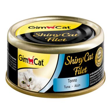 GimCat Shiny Filete atum em lata para gatos