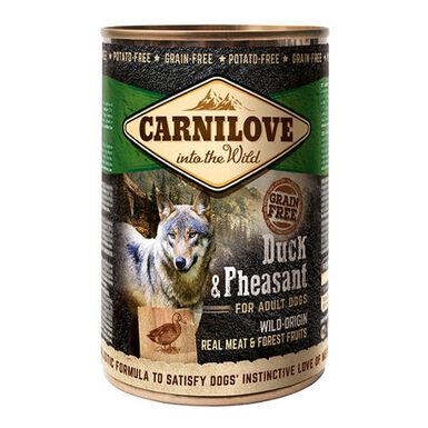 Carnilove Pato e Faisão lata com patê para cães